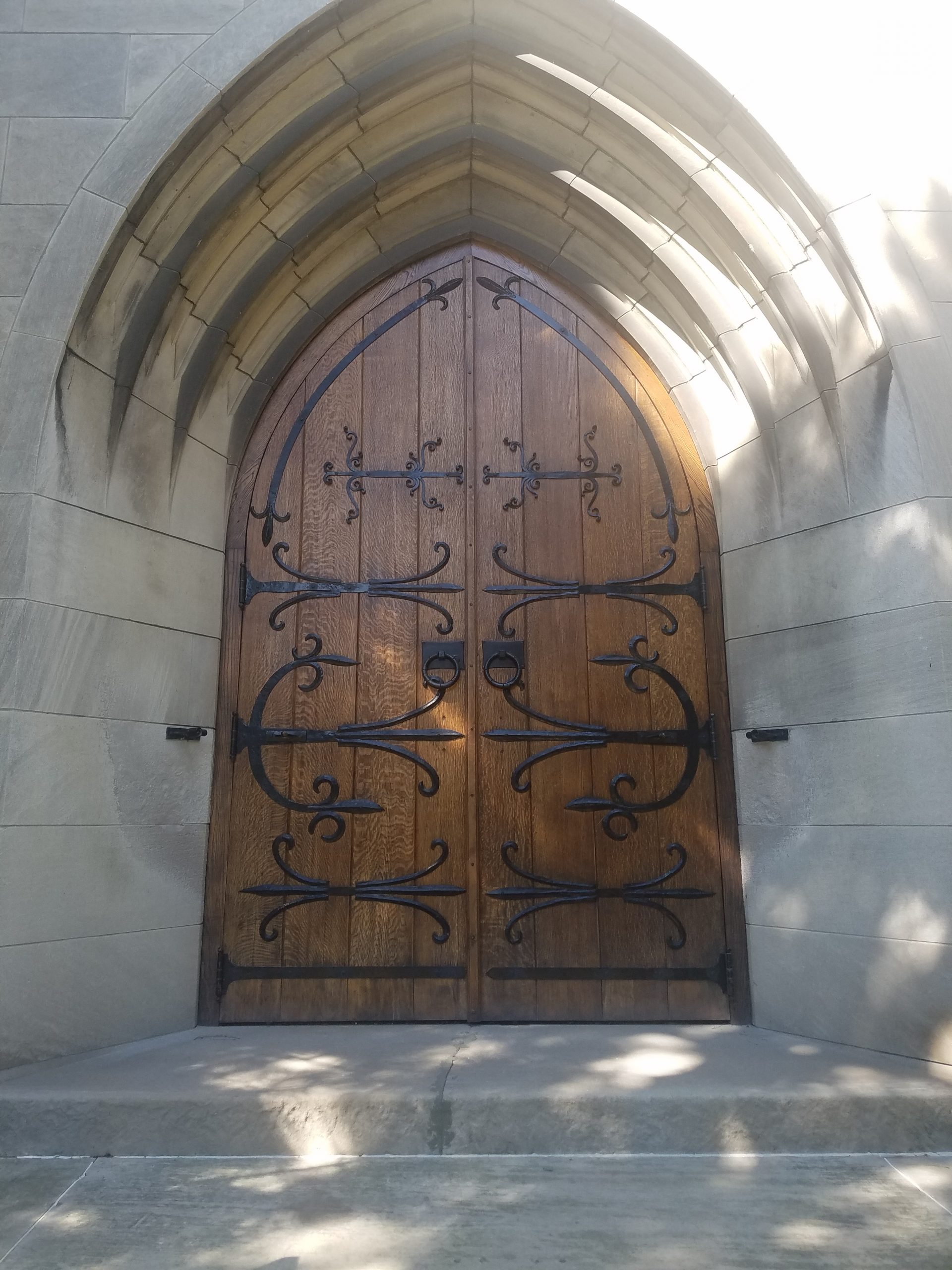 Ferry Street doors to the Sanctuary.